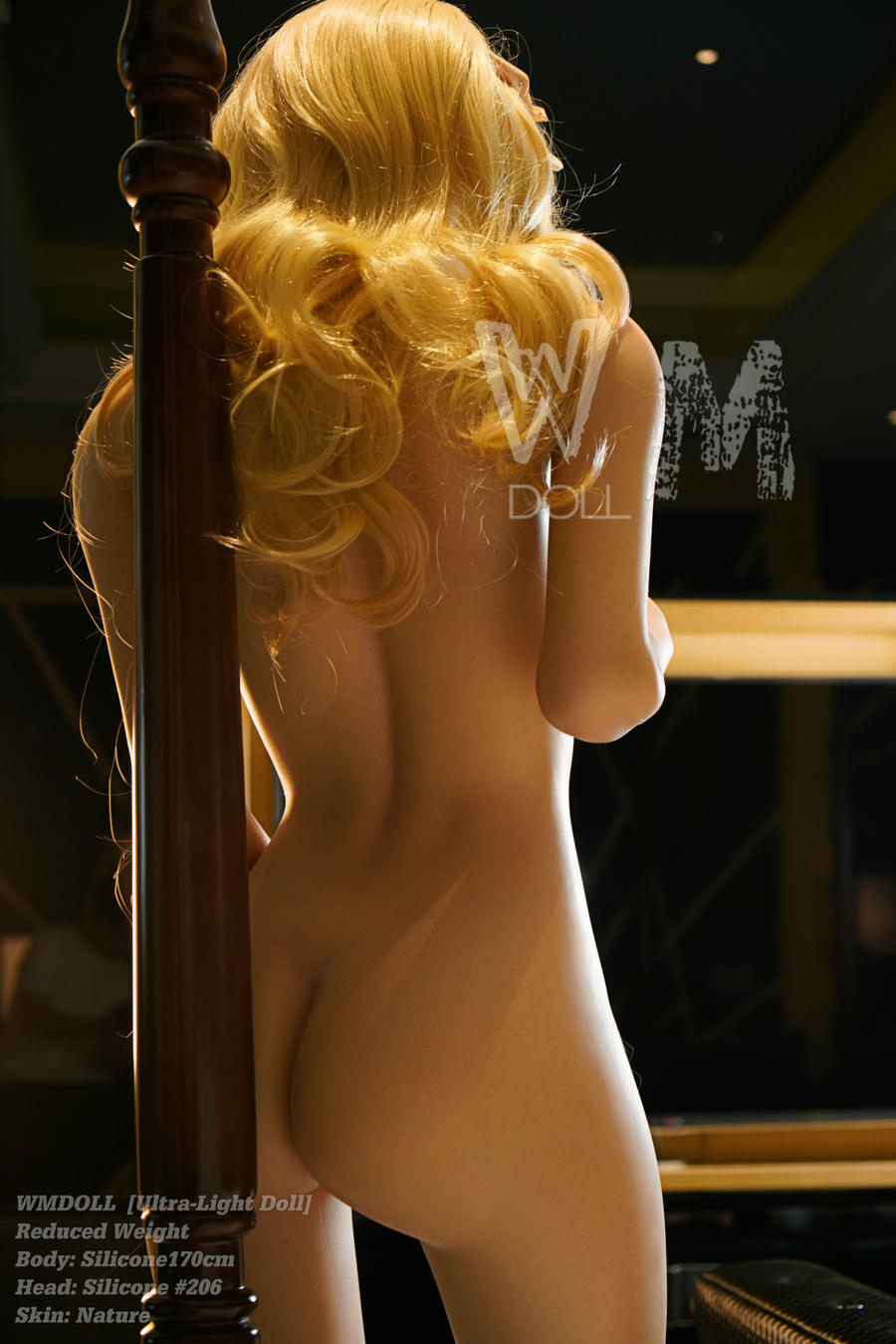 WM Doll 170cm C Cup - ULTRA LIGHTWEIGHT SERIES - Silicone - Head 206