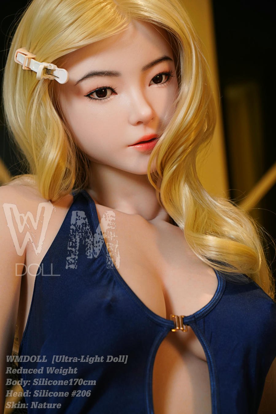 WM Doll 170cm C Cup - ULTRA LIGHTWEIGHT SERIES - Silicone - Head 206
