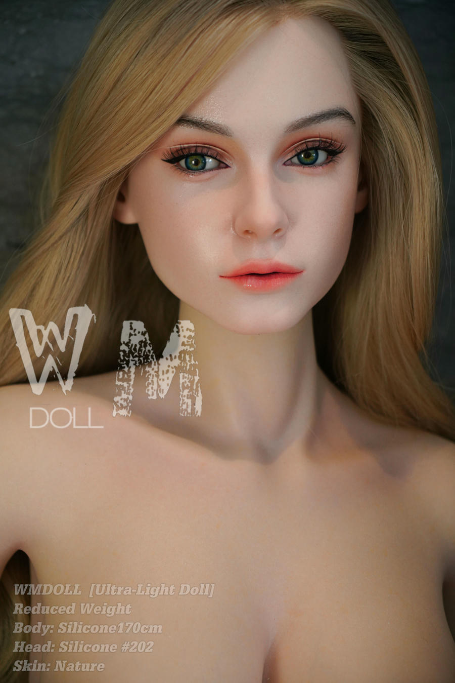 WM Doll 170cm C Cup - ULTRA LIGHTWEIGHT SERIES - Silicone - Head 202