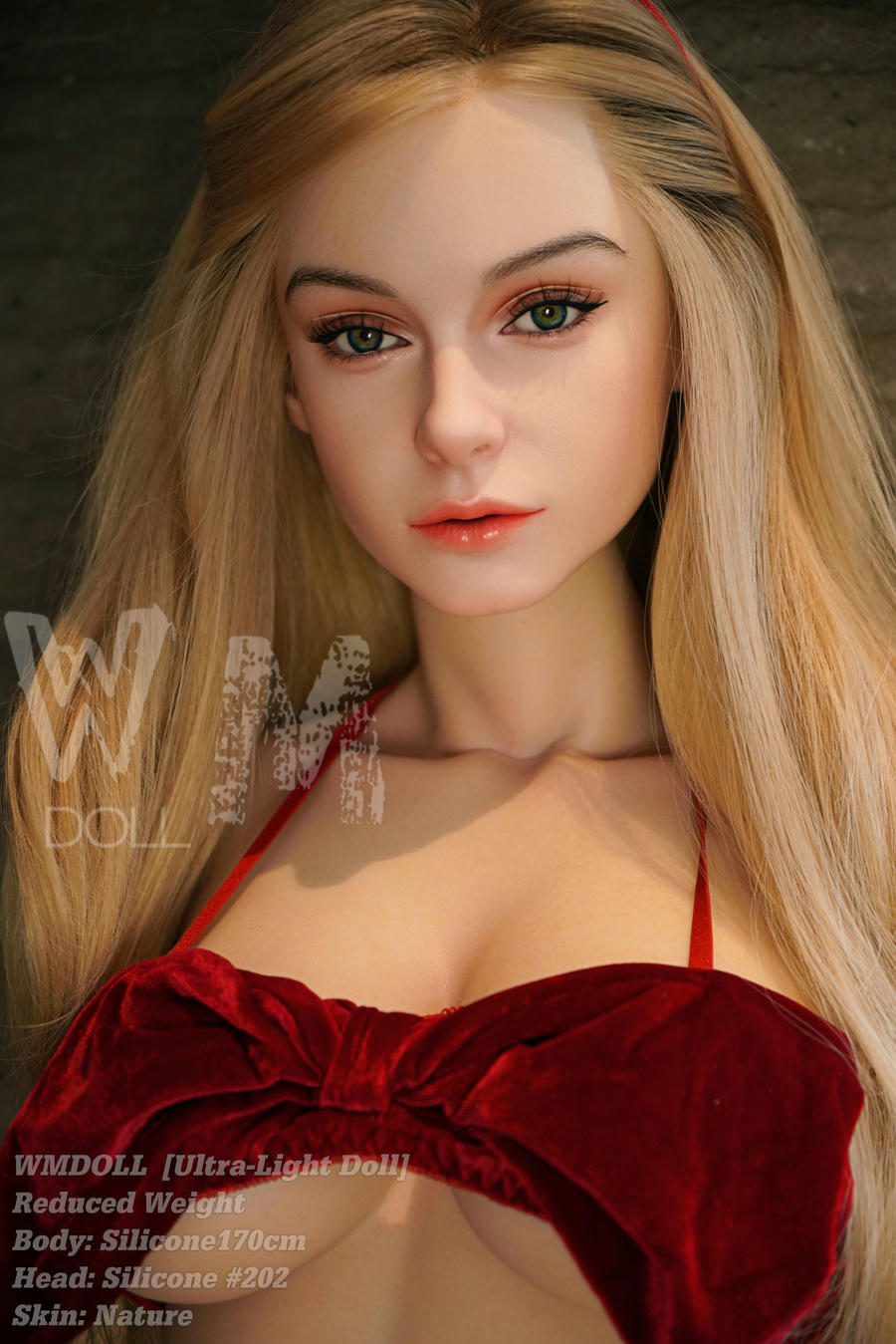 WM Doll 170cm C Cup - ULTRA LIGHTWEIGHT SERIES - Silicone - Head 202
